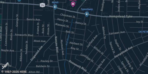 Map showing Cherry Valley Sports in West Hempstead, NY.