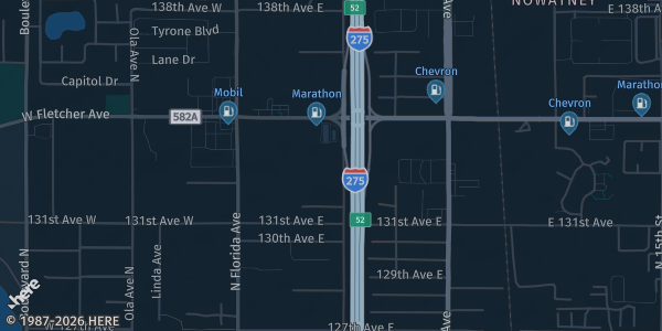 Map showing Coinacopia in Tampa, FL.