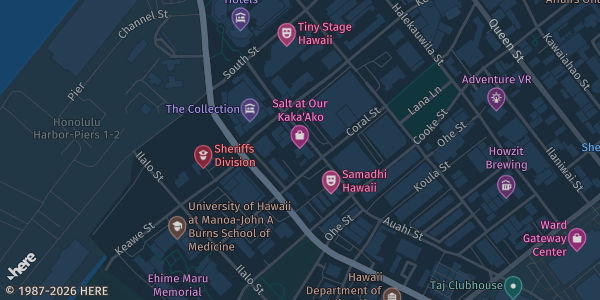 Map showing SALT at Our Kakaako in Honolulu, HI.