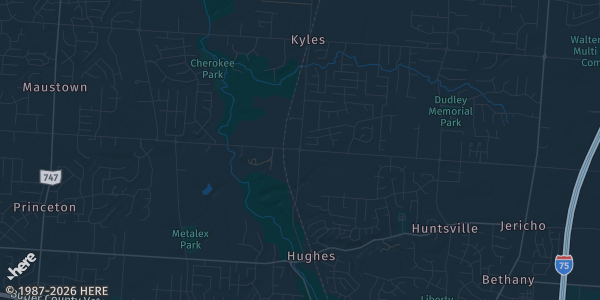 Map of Liberty Township, OH. The exact address of St. Liberty Collective is not known, so the map shows the area rather than a specific building.