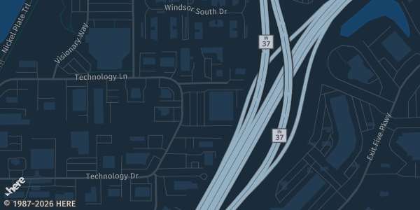 Map showing Best Choice Fieldhouse in Fishers, IN.
