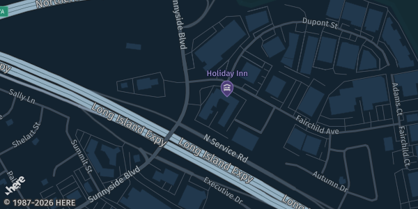 Map showing Holiday Inn Plainview in Plainview, NY.