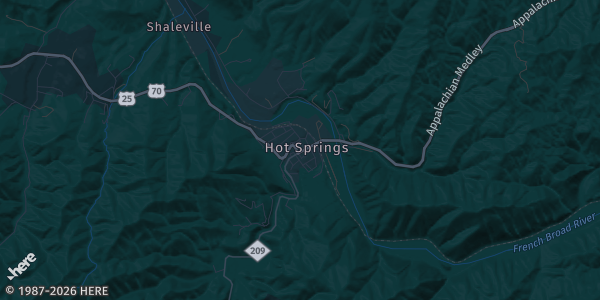 Map of Spring, NC. The exact address of Depot Delights is not known, so the map shows the area rather than a specific building.