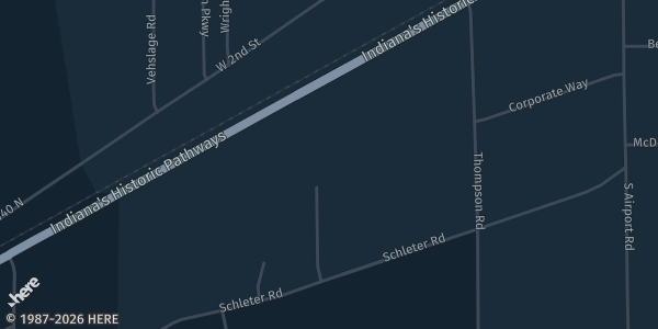 Map showing Buckets Basketball Training in Seymour, IN.