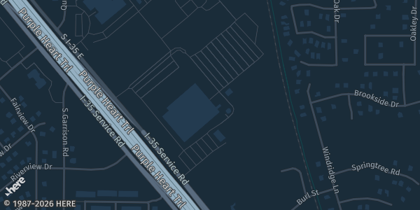 Map showing Global Spheres Center in Corinth, TX.